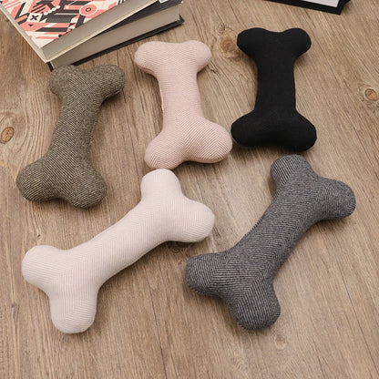 Interactive Dog Joint Sound Puppy Toys Bone For Small Resistant Squeak Dogs Indestructible Dog Plush Chewing Toy Pet Bite Toys