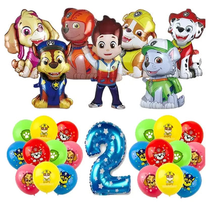 Paw Patrol Birthday Decoration Skye Birthday Decorations Set Balloons Backdrop Plates Cups Paw Patrol Birthday Party Favors Gift