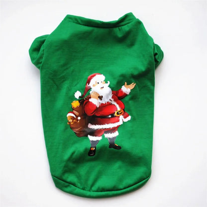 Factory direct sales of dog clothes, Christmas clothing, t-shirts, teddy bears, Pomeranians, holiday parties, pets