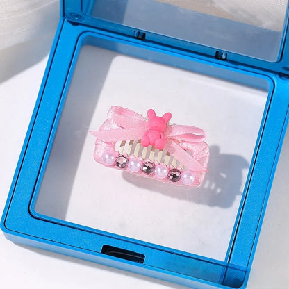 the PRETTY N PINK HAIRPINS - Pet Hairpin, Original Pink Pet Accessories, Headdress Yorkshire Hairpin, Marzis Hair Accessories, Dog Accessories