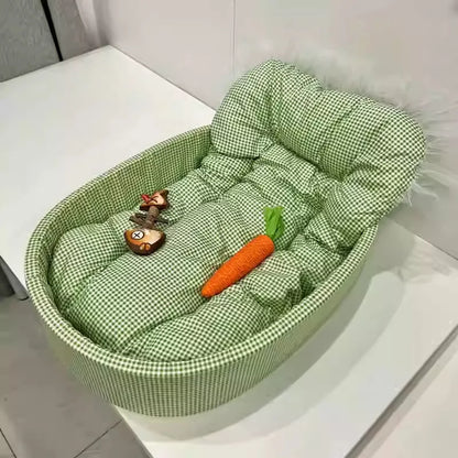 Macaron Color Dog Bed Pet Kennel Four Seasons Universal Winter Dopamine Cat Nest Deep Sleeping Nest Pet Supplies