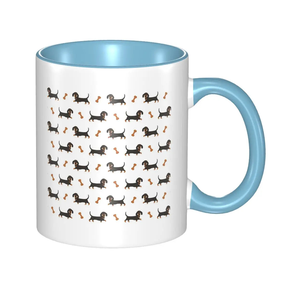 Black And Tan Dachshund Sausage Dog Mug Funny Ceramic Coffee Cups Tea Mugs Milk Cup Drinkware Gift for Woman Man