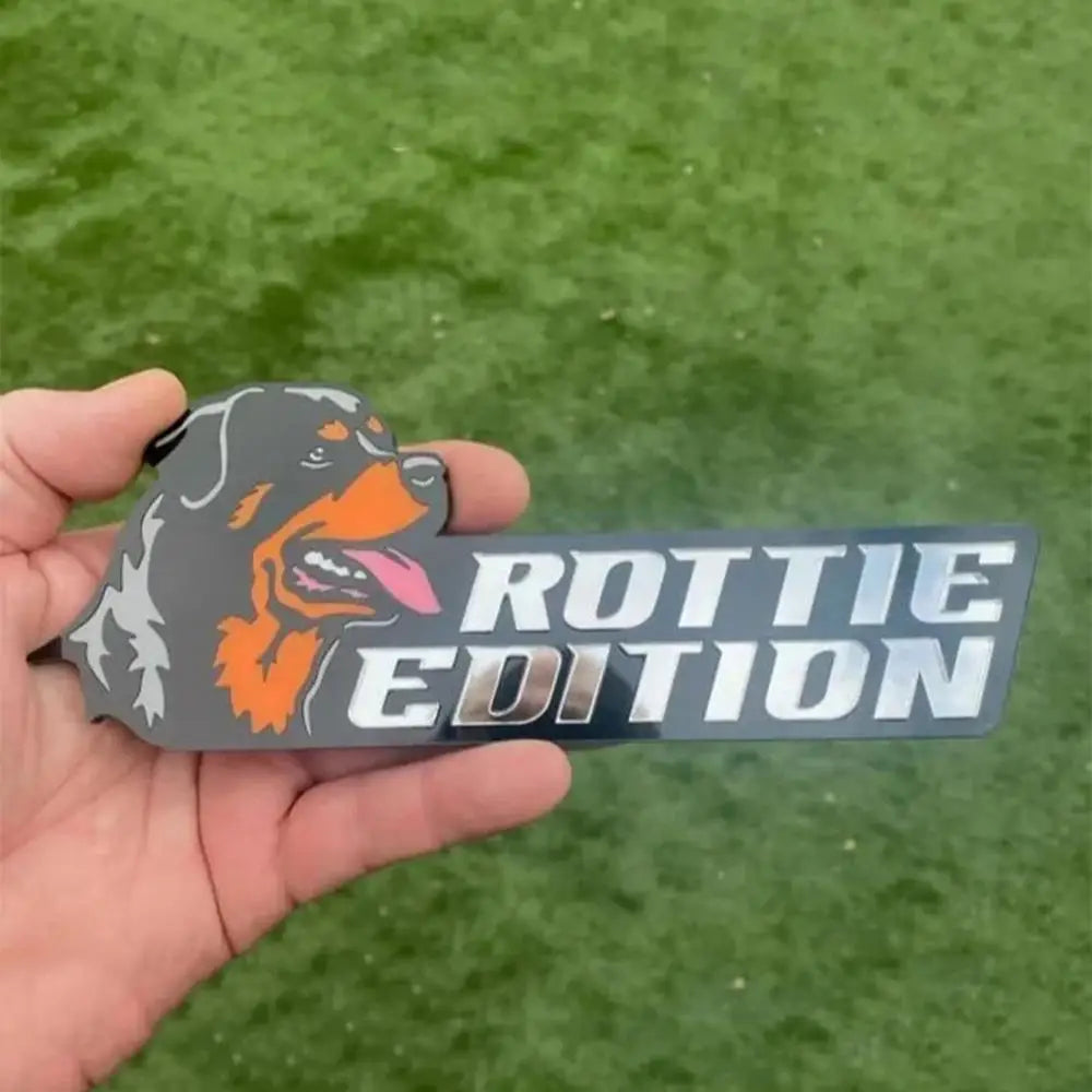 3D Dogs Badge Acrylic Funny Stylish Car Emblems & Badges German Shepherd Pit Bull Sticker Bulldog Decals Auto Exterior Stickers