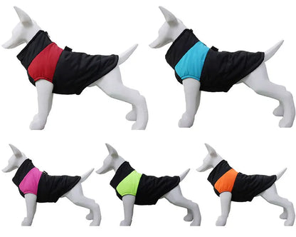 the WARMER JACKET - Pet Waterproof Warm Large Dog/Coat/Puppy Clothing, Pet Vest Jacket, Winter Warm Dog Clothes, Waterproof Pet Vest Zipper Jacket