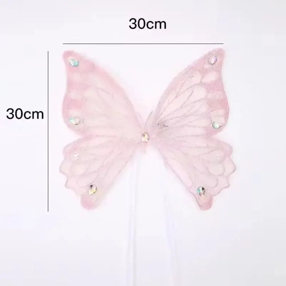 the ANGEL WINGS - Cute Glowing Dog Wing Butterfly for Small/Medium Dog Clothes, Sweet Gift Pet Back Decoration