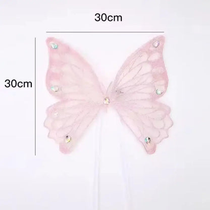 the ANGEL WINGS - Cute Glowing Dog Wing Butterfly for Small/Medium Dog Clothes, Sweet Gift Pet Back Decoration