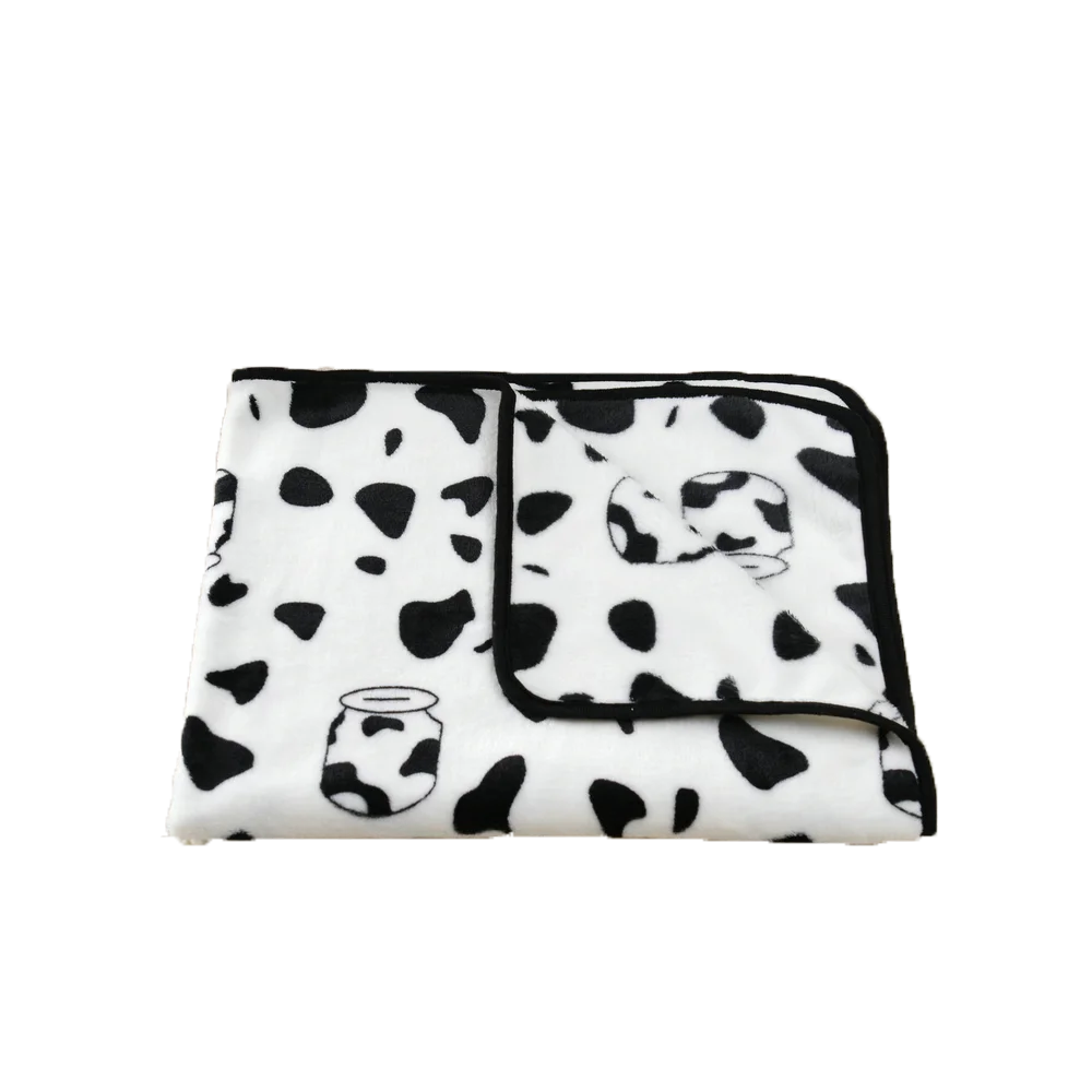 Fashion Pet Dog Blanket for Small Medium Dogs Cats Autumn Winter Cozy Soft Puppy Print Bed Mat Bulldog Pug French Accessories