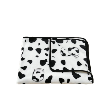 Fashion Pet Dog Blanket for Small Medium Dogs Cats Autumn Winter Cozy Soft Puppy Print Bed Mat Bulldog Pug French Accessories