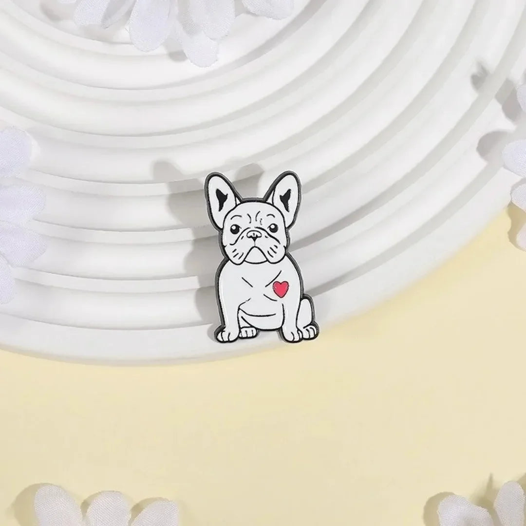 Cartoon Dog Enamel Pins Pet Brooch Cartoon Lapel Metal Alloy Animal  Badge on Backpack Jewelry Decoration Gift Custom Wholesale