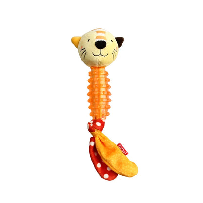 GiGwi Dogs Toys Suppa Puppa Q Series Plush Dog Teething Bite Resistance Molar Plush Rubber Sound Interactive Toy for Pets Puppy