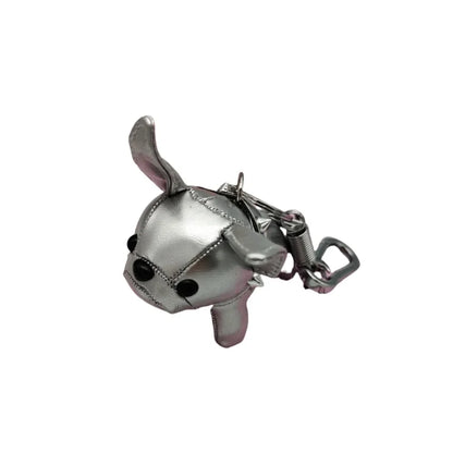 Kawaii Cute Chubby Leather Keychain French Bulldog Charm Dog Dolls Bag Hanging Exquisite Dog Pendant Friend