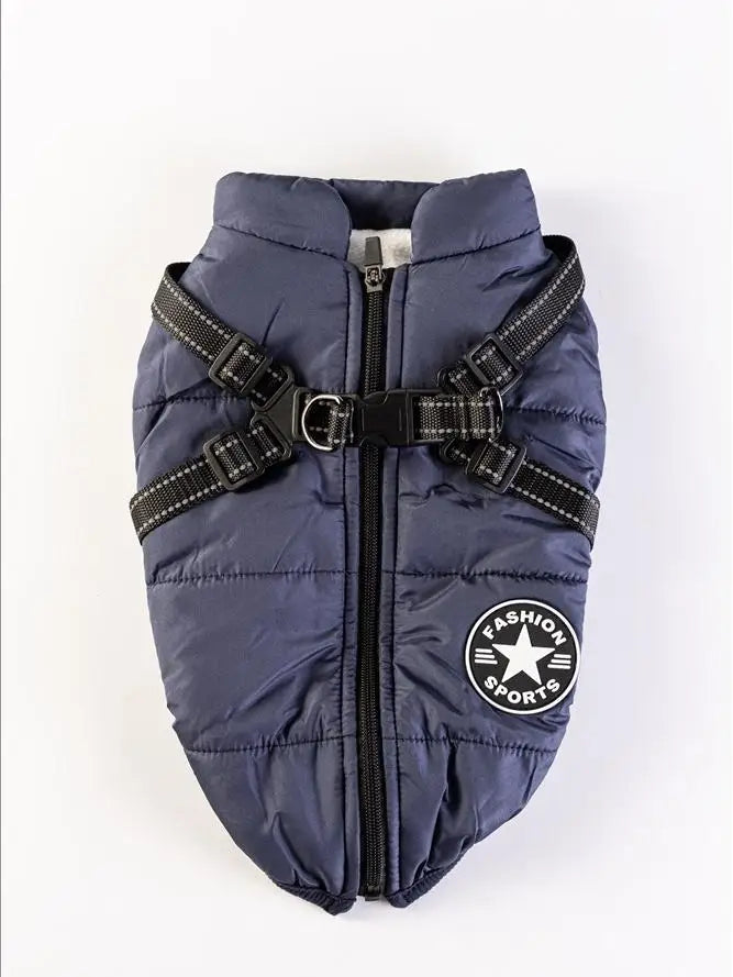 Pet Clothes Dog Warm Winter Jacket with Harness Build in For Large Medium Small Dogs Winter Pet Supplies Kids Gifts
