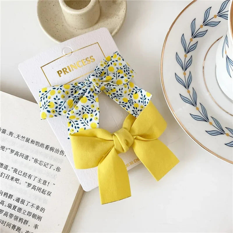 the BEAUTY BOWS - 2PCS Solid Dog Bows, Dog Hair Clips, Pet Bowknot, Doggy Hair Grooming Products for Puppy/Kitten/Dog, Hair Barrette Pet Accessories