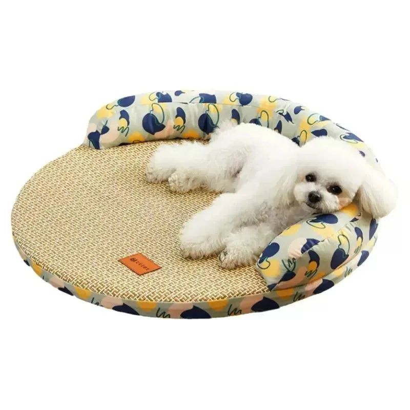 Dog Mat Cooling Bed Bedding for Dogs Big Cushion Beds Cats Fluffy Pet Supplies Small Bad Large Medium Accessories Puppy Sofa
