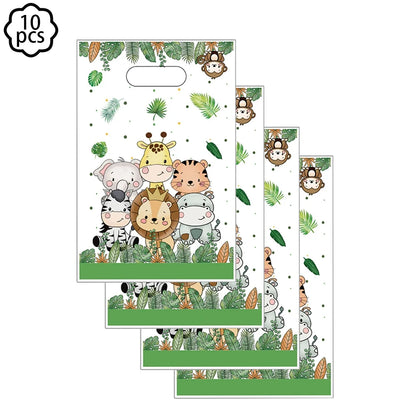 Jungle party Banner Garland Hanging swirls decor Jungle Wild One Birthday decor Safari Jungle Animals Birthday Party Decoration