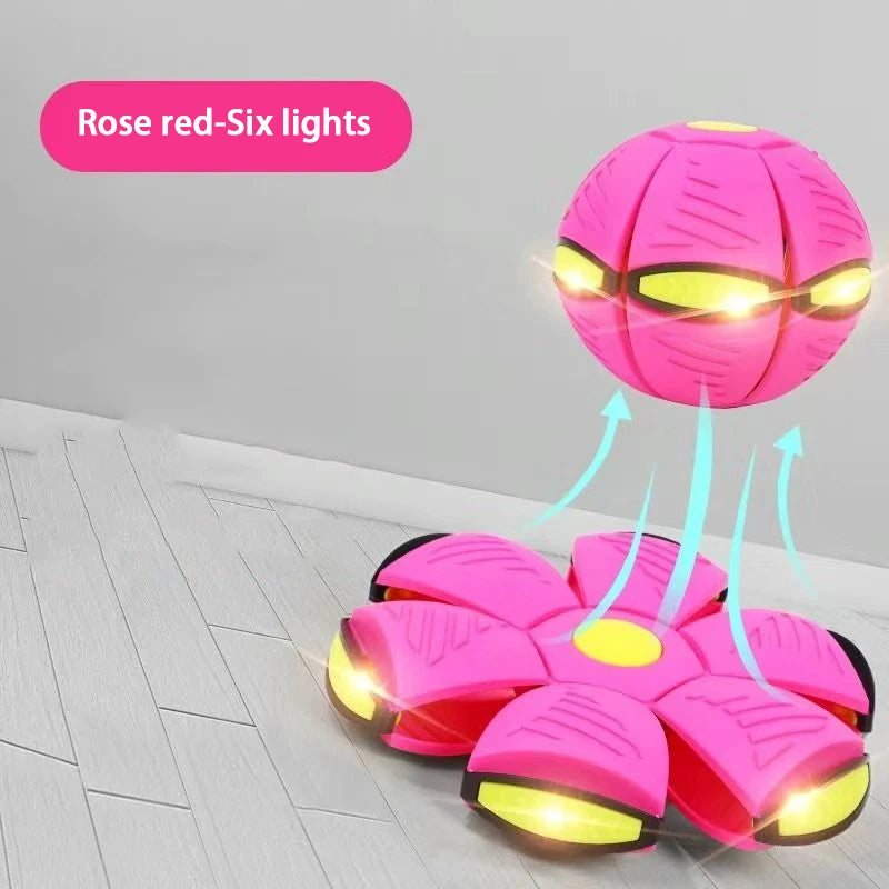 Flying Saucer Bouncing Ball Is A Durable Elastic Fun Dog Pet Toy Suitable for Outdoor Activities Exercise Parent Children Toy