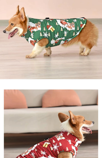 the FROSTCORE DOWN DOG JACKET - Warm Dog Down Jacket, Winter Thickened Dog Clothes, Waterproof Dog Jacket, Medium and Large Dog Clothing, Welsh Corgi Clothing