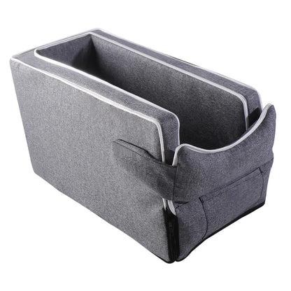 Car Center Console Pet Bed Mat   Fiber Pet Safety Seat  Essential for Cat & Do Travel  Small pet car carrierNon-slip pet car s