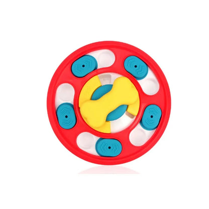 the IQMEAL PUZZLE BOWL - Dog Puzzle Toys, Slow Feeder, Interactive, Increase Puppy IQ, Food Dispenser, Slowly Eating Non-Slip Bowl, Pet Cat/Dogs Training Game