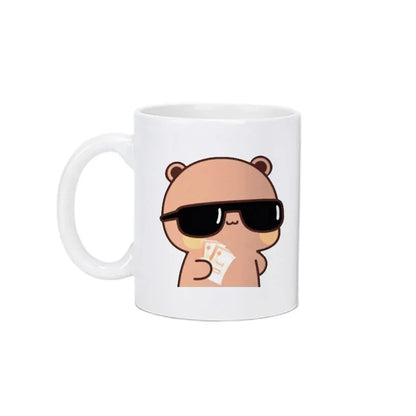 Panda Bear Bubu Dudu Coffee Milk Cup Mocha Cat Panda Bear Couple Creative Present Cute Gift Drinking Tea Cup Mugs