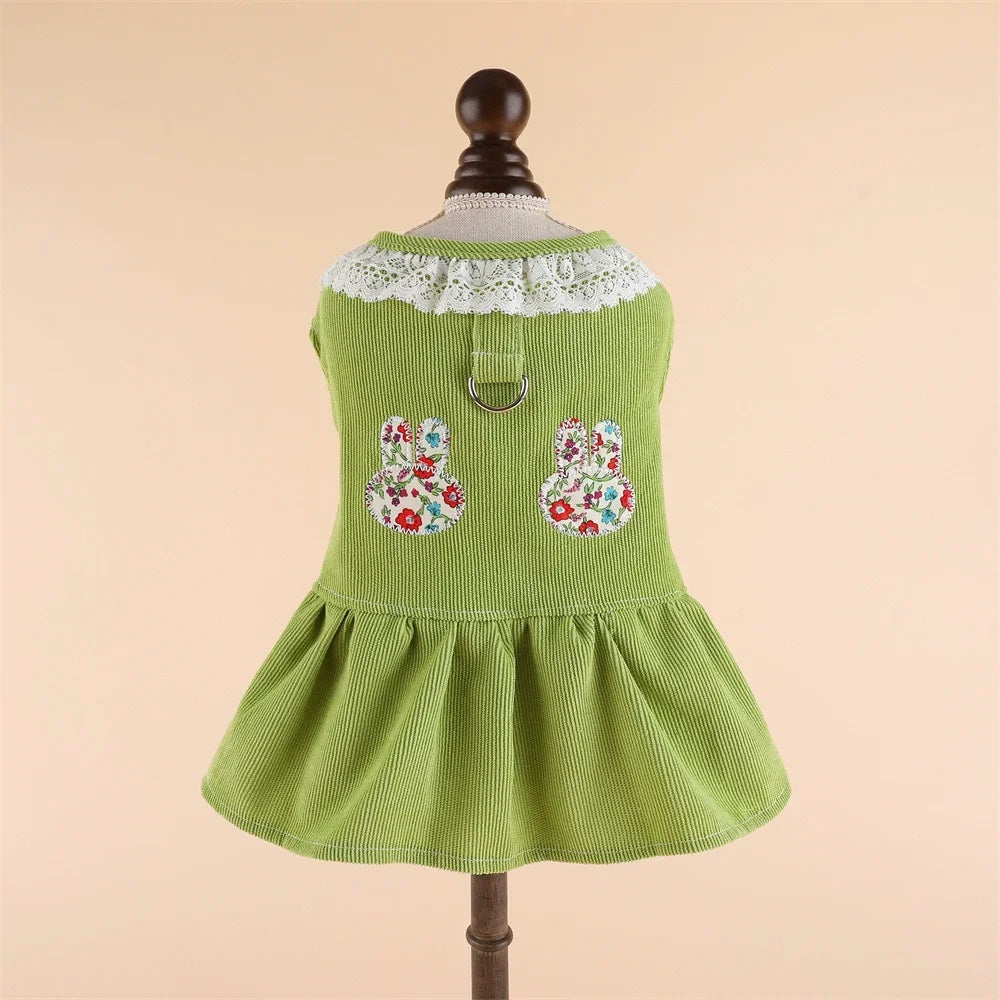 Spring Summer Pet Dog Dress Cat Princess Cute Dress Small Dog Cat Wedding Fashion Skirt Puppy Clothes Chihuahua Pet Costume