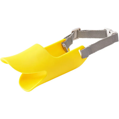 Dog Silicone Duck Muzzle For Pet Anti Bite Stop Barking Small Large Dog Mask Safe Adjustable Mouthpiece Cover Pet Accessories