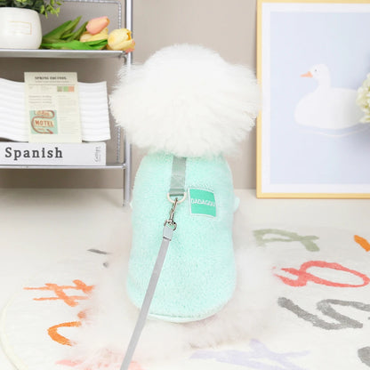 Soft Flannel Small Dog Clothes Winter Warm Puppy Cat Sweater Coat Chihuahua Pet Clothing Jumpsuit for Small Medium Dogs Yorkie