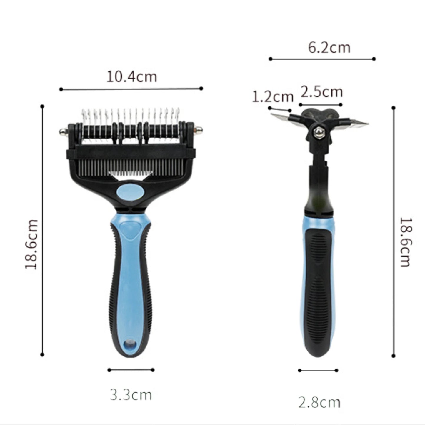3 In 1 Pet Deshedding Brush Dog Hair Remover Pet Fur Knot Cutter Puppy Cat Comb Brushes Dogs Grooming Shedding Supplies