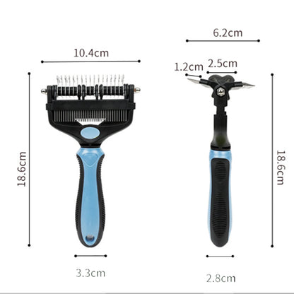 3 In 1 Pet Deshedding Brush Dog Hair Remover Pet Fur Knot Cutter Puppy Cat Comb Brushes Dogs Grooming Shedding Supplies