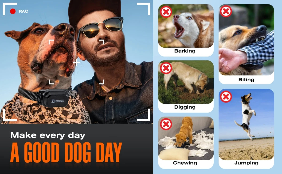 the ULTRACOMMAND DIGITAL TRAINER - 800m Digital Dog Training Collar, Waterproof Rechargeable Remote-Control Pet with LCD Display for All Size Shock Vibration Sound