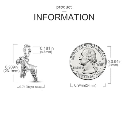 Dog Pet Charms 925 Silver Doggy Paw French Bulldog Bones Beads fit Original Bracelet DIY Fine Jewelry