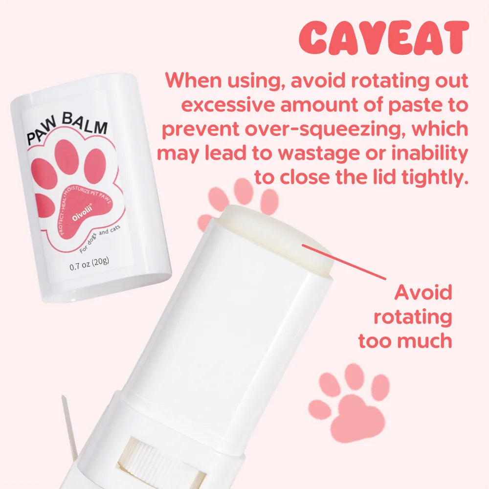 the PAW BALM - Paw Repair Balm for Dogs/Cats, Anti-Cracking Moisturizing Fast Acting Paw Protection, Natural Moisturizing Anti-Cracking Formula