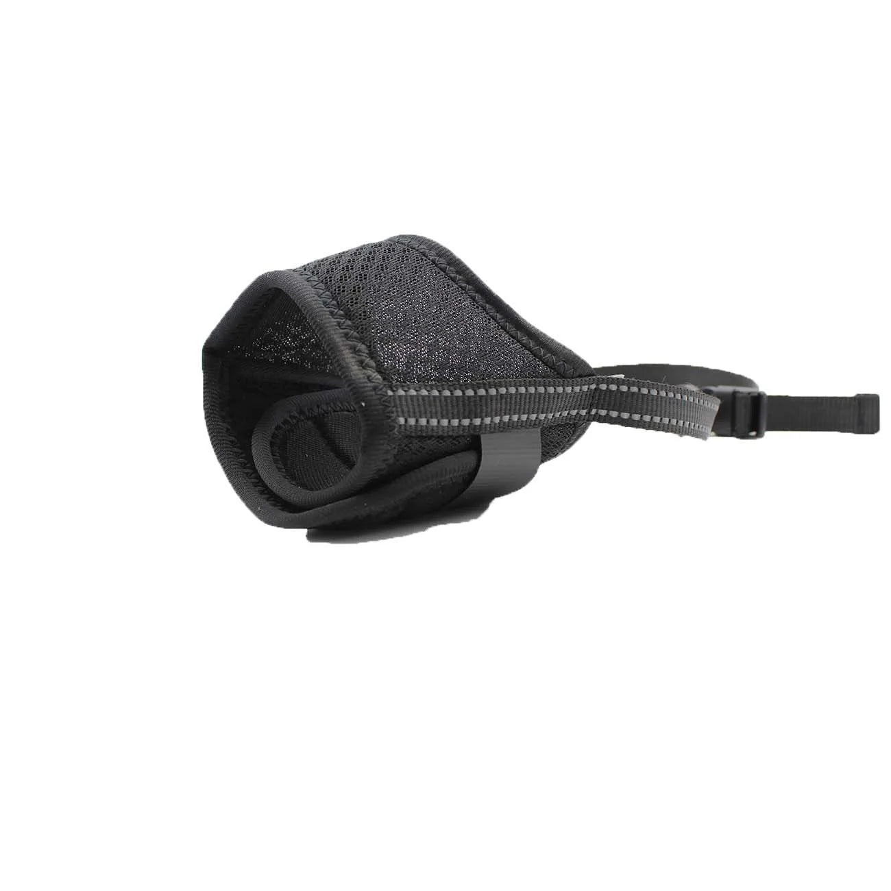 the ANTI-BITE DOG MUZZLE - Soft Air Mesh Dog Muzzle for Small, Medium & Large Dogs – Anti-Bite, Anti-Bark, Anti-Chew, Breathable, Drinkable & Adjustable