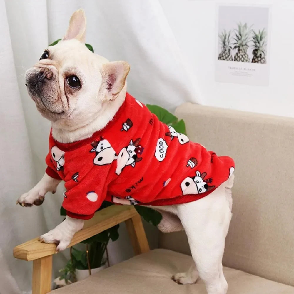 Autumn Winter Warm Puppy Fleece Clothes For Small Dogs Cats Soft Cozy Sweatshirts Chihuahua Spring Costume Yorkshire Pug Jacket