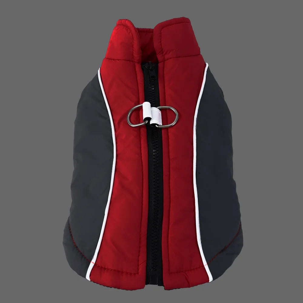 Winter Dog Jacket Warm Waterproof Clothes For Small Medium Dogs Cat Vest Coat With D-ring Reflective Chihuahua Yorkie Outfits