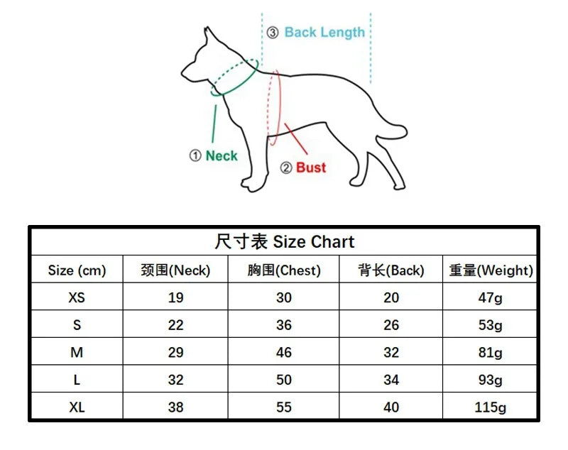 Pet Dog Jacket Warm Vest Winter Coat with Leash Hook for Small Dogs Teddy Pomeranian