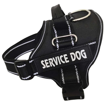 Dog Harnas No Pull Reflective Breathable Adjustable Pet Harnas Dog Vest Id Custom Name tag outdoor dog walking supplies