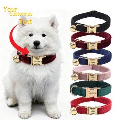 the PAWMARK SIGNATURE ID COLLAR - Custom Engraved Pet Collars, Can Be Engraved with Pet Name, ID and Logo, Suitable for Large/Medium and Small Cats and Dogs