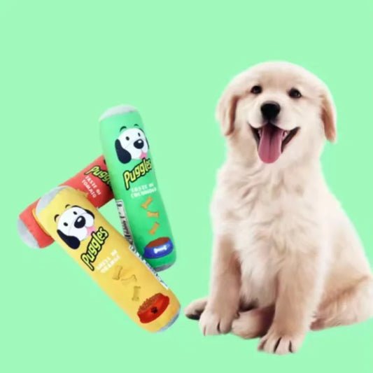 SnackStack Plush™ | Funny Squeaky Plush Dog Toy | Dog Paw Clothing™