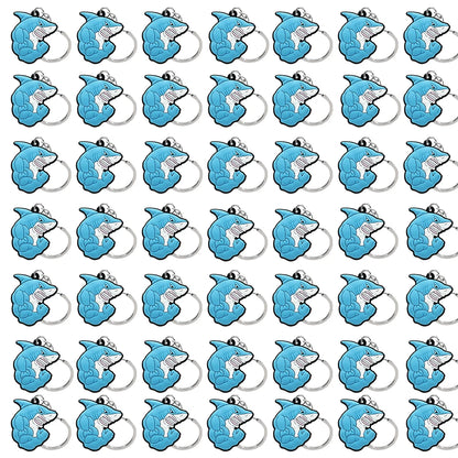 50PCS Cute Animal Keychain knife Ducks Dogs Cats Keyring for Women Men Kids Handbag Cool Car Key Accessories Friends Key Gifts