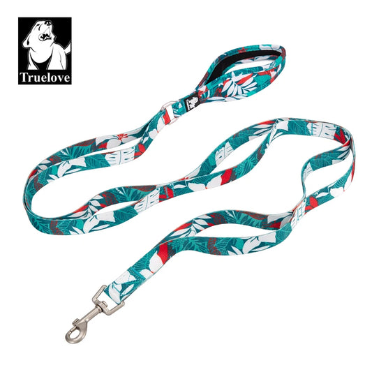 the PETALPACE NEOPRENE LEAD - Truelove Floral Pet Leash, Neoprene Padded Handle, Soft Comfortable, Easy Control, Safe for Small/Medium/Large Walking, Training