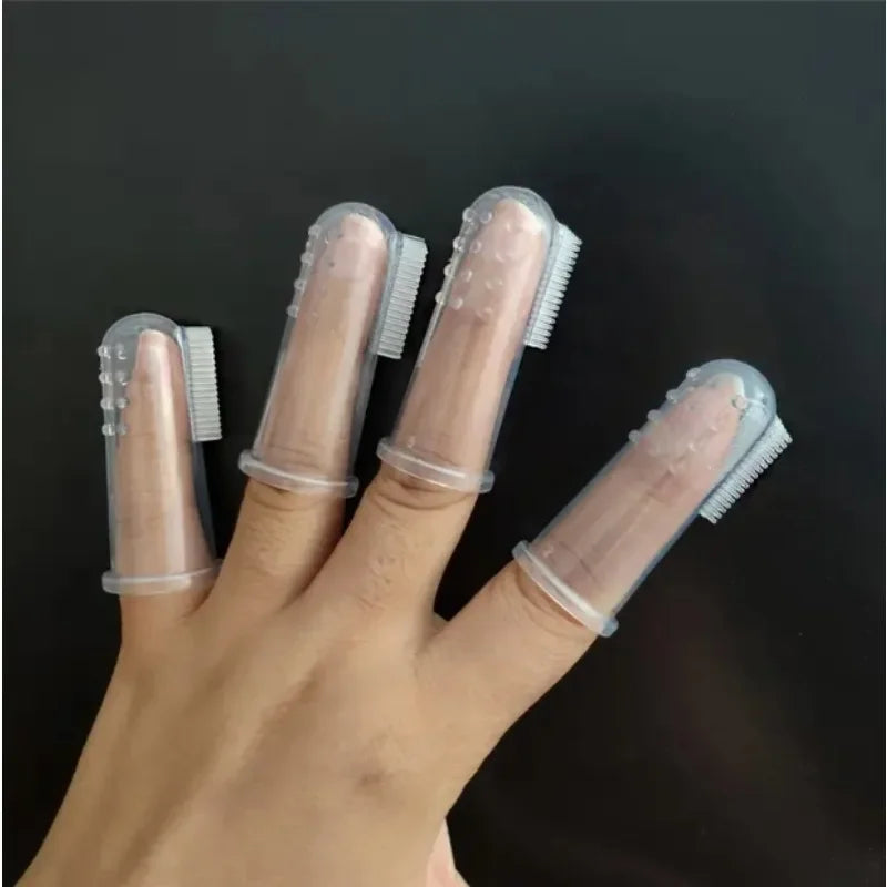 16pcs, Ultra-Soft Silicone Toothbrush for Dogs & Cats - Best for Dental Health,Gentle on Teeth & Gums,Easy To Use,Dog Toothbrus