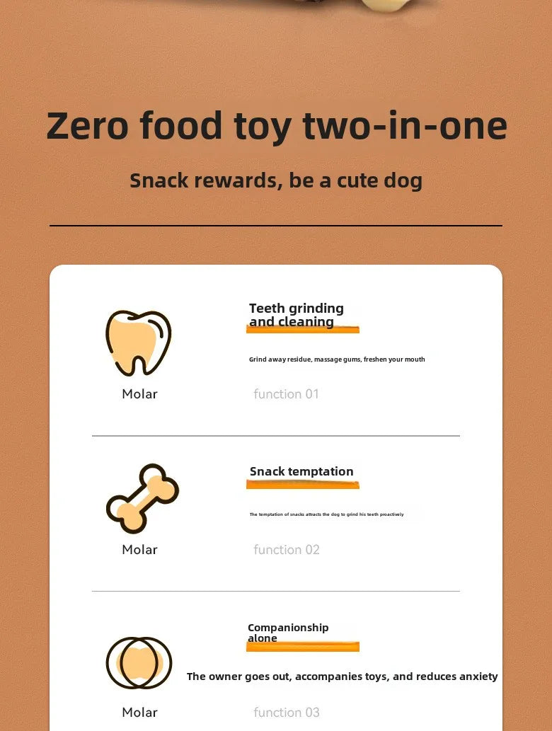 Yite Pet Eating and Playing Series Nylon Snacks Reward Teeth Grinding Bone Solitary Bite Resistant Stick Pet Toy