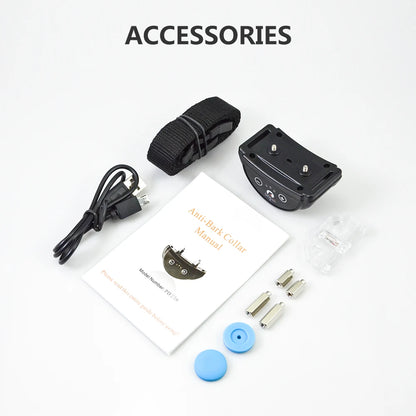 the SERENIPET BARK TRAINER - Paipaitek Anti-Bark Collar, Pet Dog Anti-Barking Automatic Collar, IP65 Waterproof Dog Training Collar with 5 Sensitivity Levels