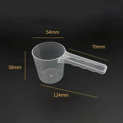 1/3Pc 100ml Transparent Pet Measuring Spoon With Scale Dog Cat Feeding Shovel Tableware Pet Supplies Milk Powder Seasoning Scoop