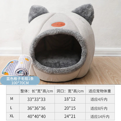 the TEDDY DOGHOUSE - Doghouse, All-Season Universal Dog/Cat House, Closed Pet House, Teddy Doghouse Products, Detachable and Washable