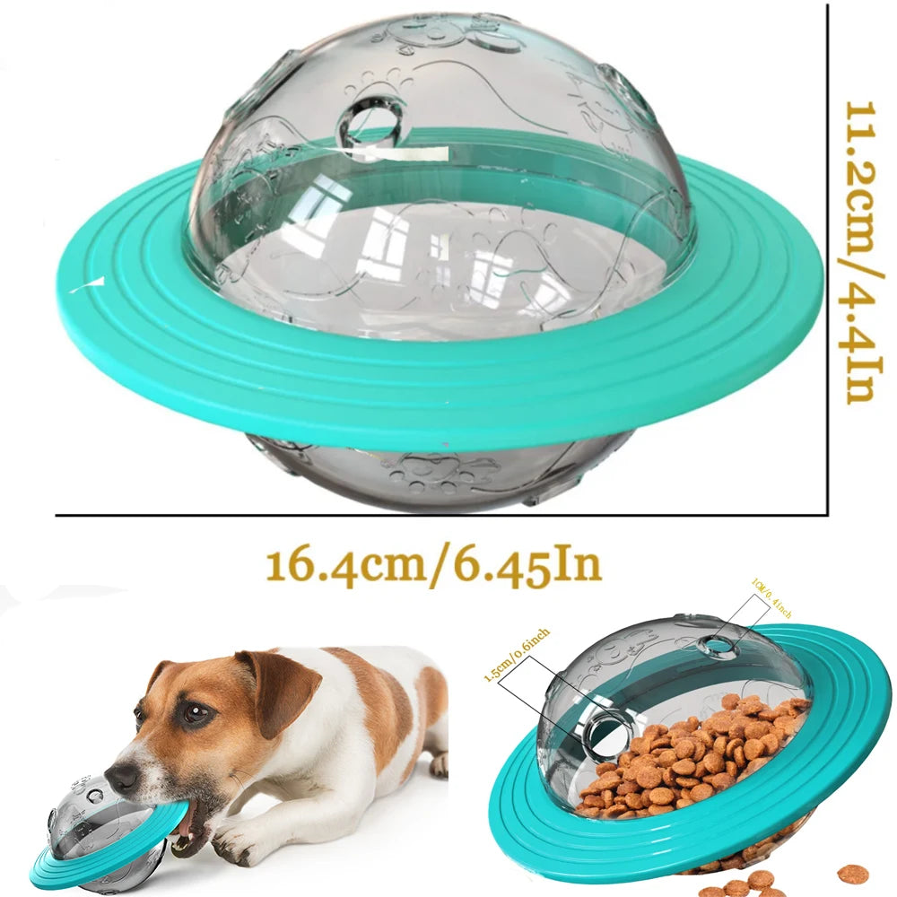 Treating Training Dog Toys Interactive Planet Treat Puppy Plaything Multifunctional Food Dispensing ABS Pet Toys for Big Cat Dog