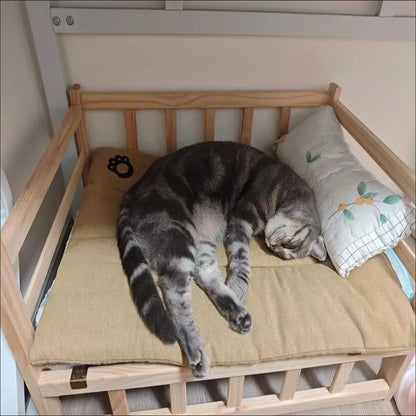 Dog Pet Beds Extra Large Dog Bed Sofa Cat Bed Four Season Cotton linen Mat Scratch-resistant wear-resistant Pet Cushion Cat Mat