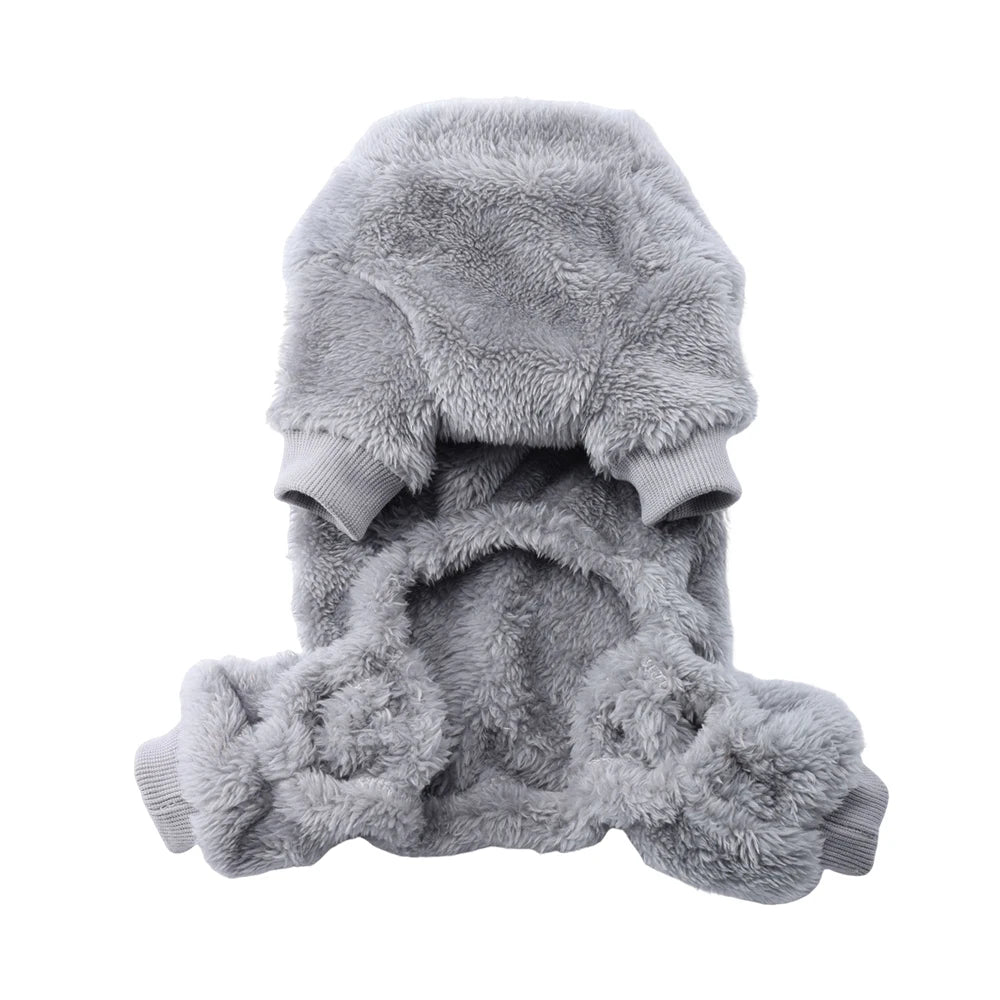 Pet Dog Jumpsuit Cozy Dog Clothes For Small Medium Dogs Cats Autumn Winter Puppy Soft Costumes Chihuahua French Bulldog Clothing