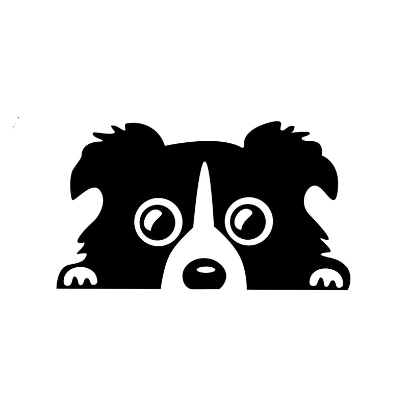 Cars Accessorie Decals Funny Dog With Name Car Decal Dogs Pet Animals Laptop Vinyl Sticker For Apple MacBook Pro/Air Decoration